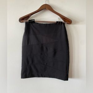 Black pencil skirt